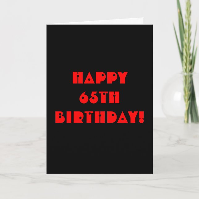 Grim Reaper 65th Birthday Card (Front)