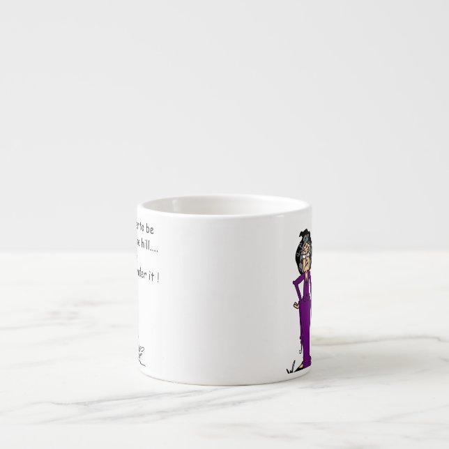Grim Reaper Birthday Humor Espresso Cup (Front)