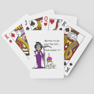 Grim Reaper Birthday Humor Poker Cards