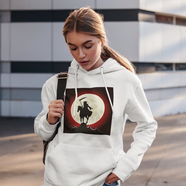 Grim Reaper Blood Moon Gothic Hoodie (Creator Uploaded)