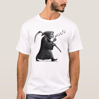 Grim Reaper Blowing Bubbles T-Shirt