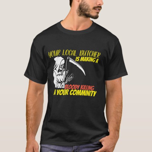 Grim Reaper Butcher T_Shirt