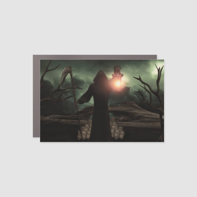 Grim Reaper Car Magnet (Front)