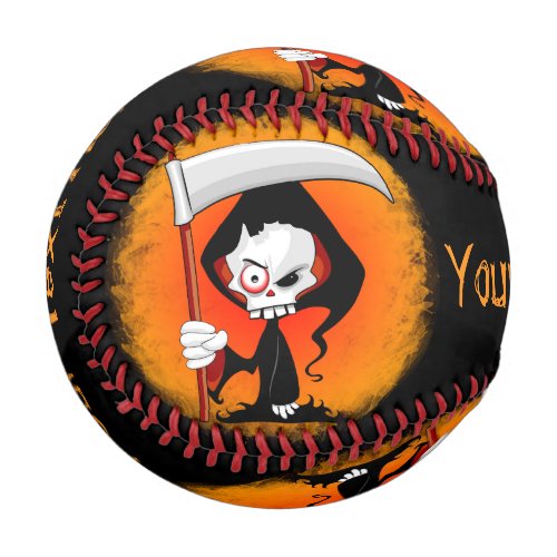 Grim Reaper Cartoon  Baseball