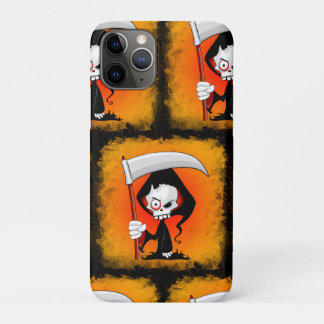 Grim Reaper Cartoon iPhone 11 Pro Case