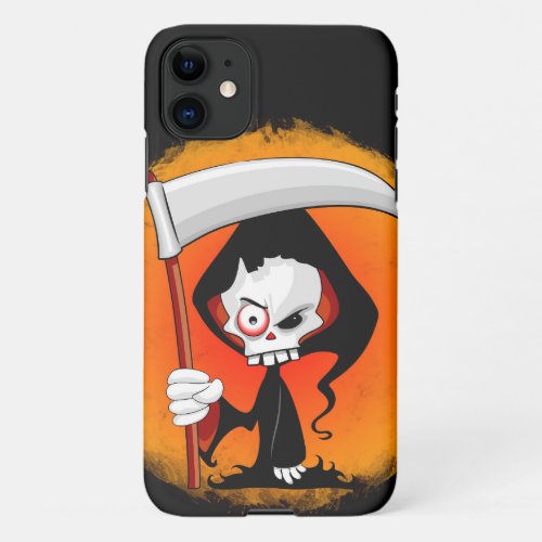 Grim Reaper Cartoon  iPhone 11 Case