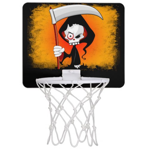 Grim Reaper Cartoon  Mini Basketball Hoop