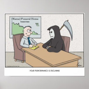 Funny Funeral Cartoon Gifts On Zazzle
