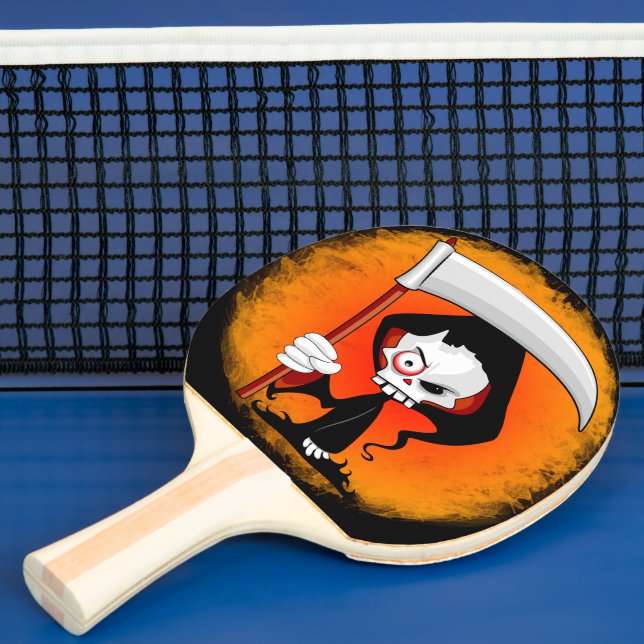 Grim Reaper Cartoon  Ping Pong Paddle (Insitu)