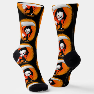 Grim Reaper Cartoon  Socks