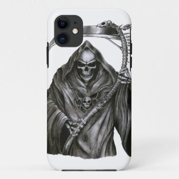 Grim Reaper Iphone 11 Case by customvendetta at Zazzle