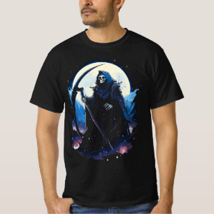 Grim Reaper Death Awaits T-Shirt
