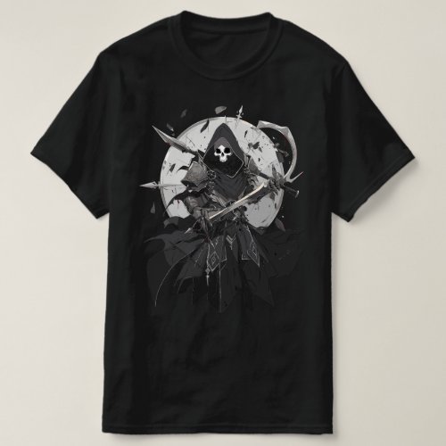 Grim Reaper Death Warrior T_Shirt