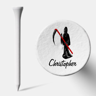 Grim Reaper Design Golf Tees