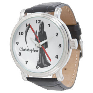 Grim Reaper Design Just Add Name Watch