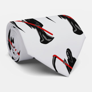Grim Reaper Design Neck Tie