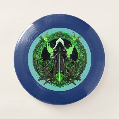 Grim Reaper Emblem In Green6 Wham_O Frisbee