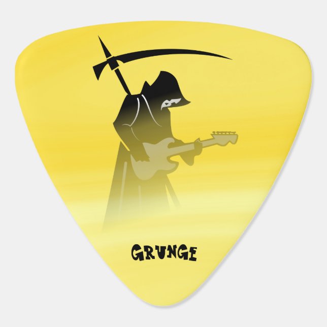 Grim Reaper Guitar Man Pick (Back)
