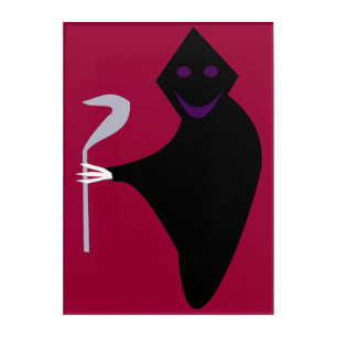 Grim Reaper Halloween Acrylic Wall Art