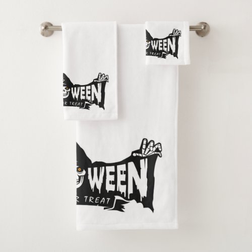 Grim Reaper Halloween  Bath Towel Set 