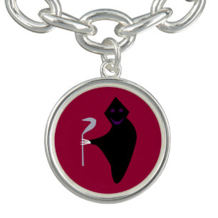 Grim reaper Halloween Charm Bracelet