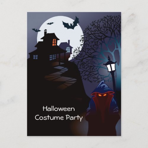 Grim Reaper Halloween Costume Party Invitation