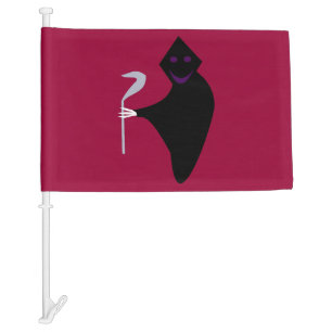 Grim Reaper Halloween Custom Car Flag