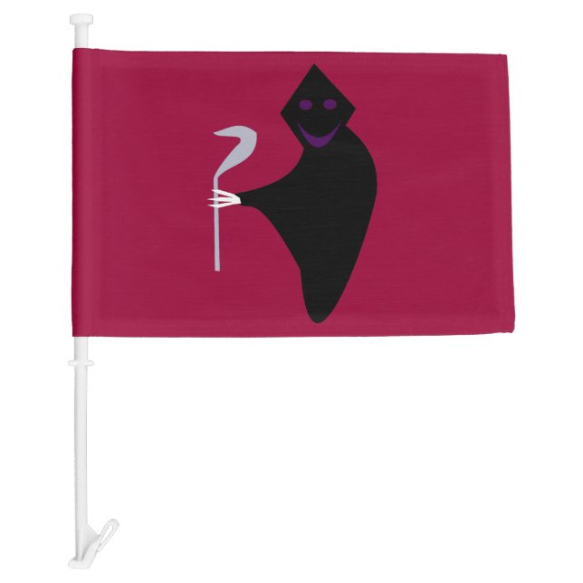 Grim Reaper Halloween Custom Car Flag (Front)