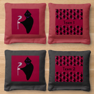 Grim Reaper Halloween Custom Cornhole Bags