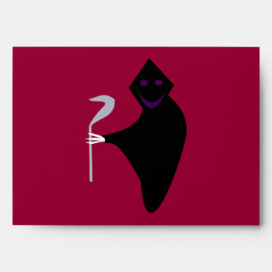 Grim Reaper Halloween Customizable Envelope