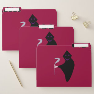 Grim Reaper Halloween File Folder