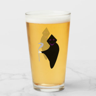 Grim Reaper Halloween Glass