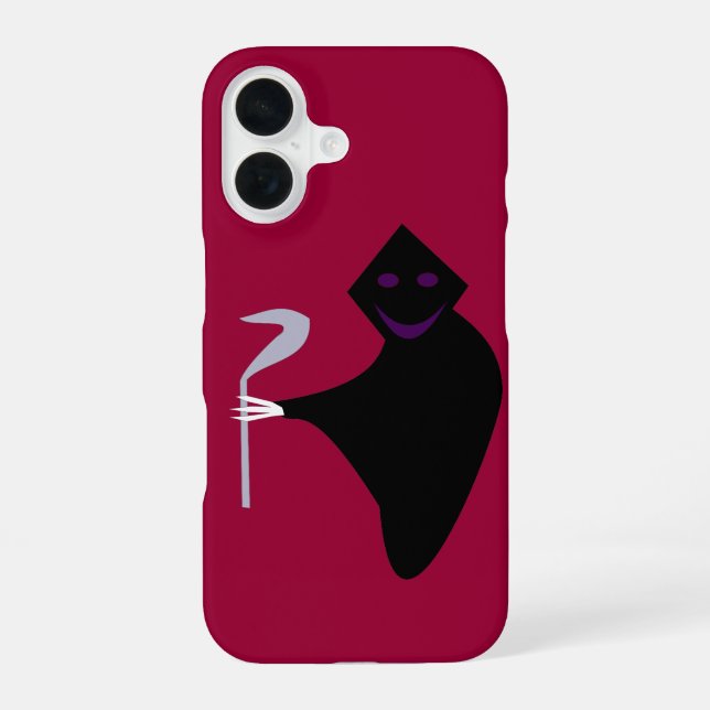 Grim Reaper Halloween Iphone Case (Back)