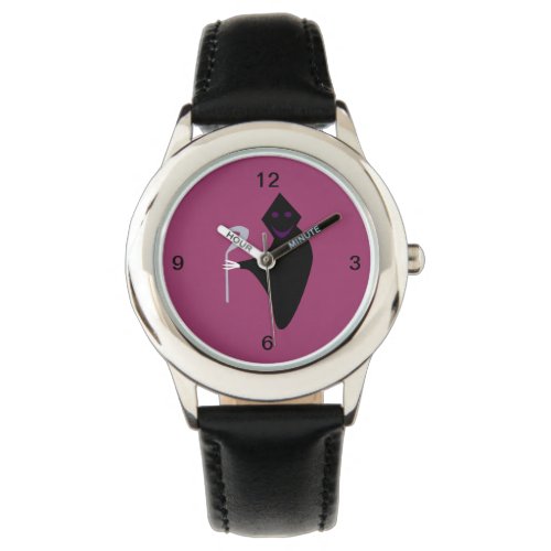 Grim Reaper Halloween Kids Watch with Numbers