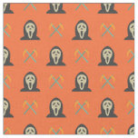 Grim Reaper Halloween Pattern Fabric