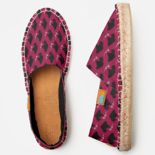 Grim Reaper Halloween Patterned Espadrilles