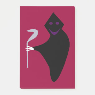 Grim Reaper Halloween Post it notes Pad