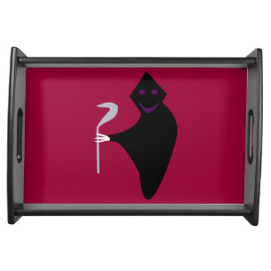Grim Reaper Halloween Serving Tray
