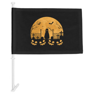 Grim Reaper Halloween Shirt For Men Women Car Flag