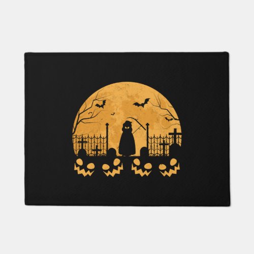 Grim Reaper Halloween Shirt For Men Women  Doormat