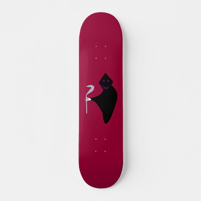 Grim Reaper Halloween Skateboard Deck (Front)