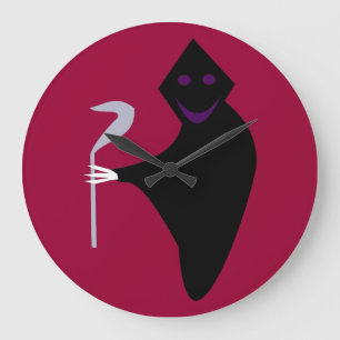 Grim Reaper Halloween Wall Clock