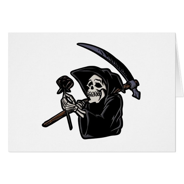 say it with flowers grim reaper cartoon