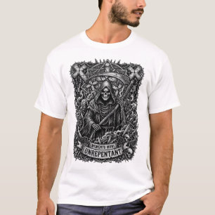 Grim Reaper Memento Mori Unrepentant T-Shirt