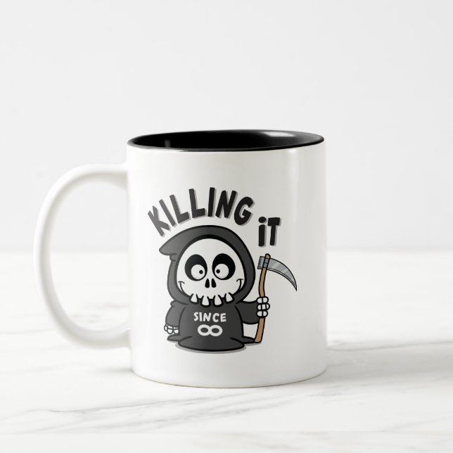 Grim Reaper Mug (Left)