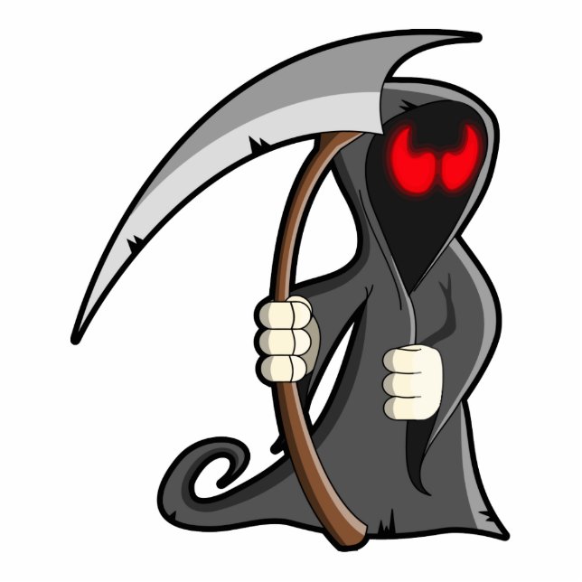 Grim Reaper Photo Sculpture Cutouts (Front)