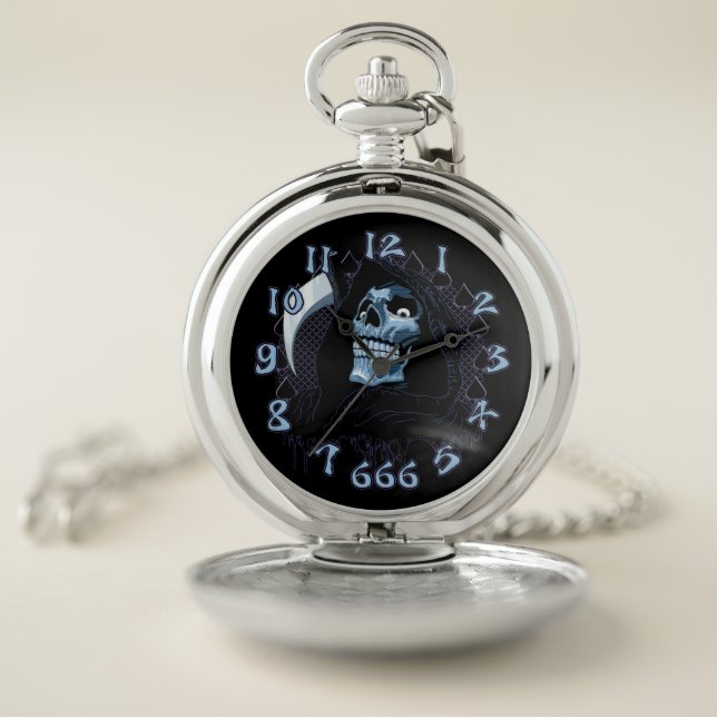 Grim Reaper Pocket Watch (Inside)