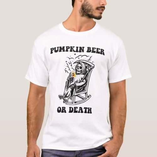 Grim Reaper Pumpkin Beer or Death T_Shirt