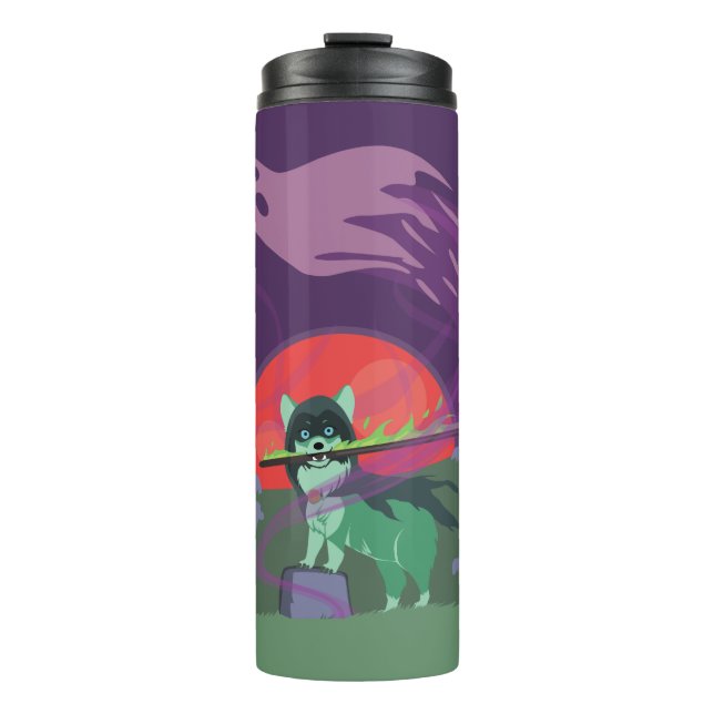Grim Reaper Puppy Thermal Tumbler (Front)