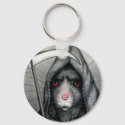 Grim Reaper Rat Keychain